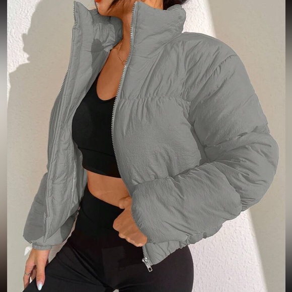 Cozy zip up puffer jacket - Picture 2 of 5